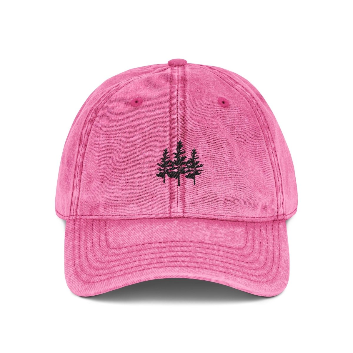Wayward Pine Vintage Ball Cap – Black Edition - Lazy Rockin H Ecom