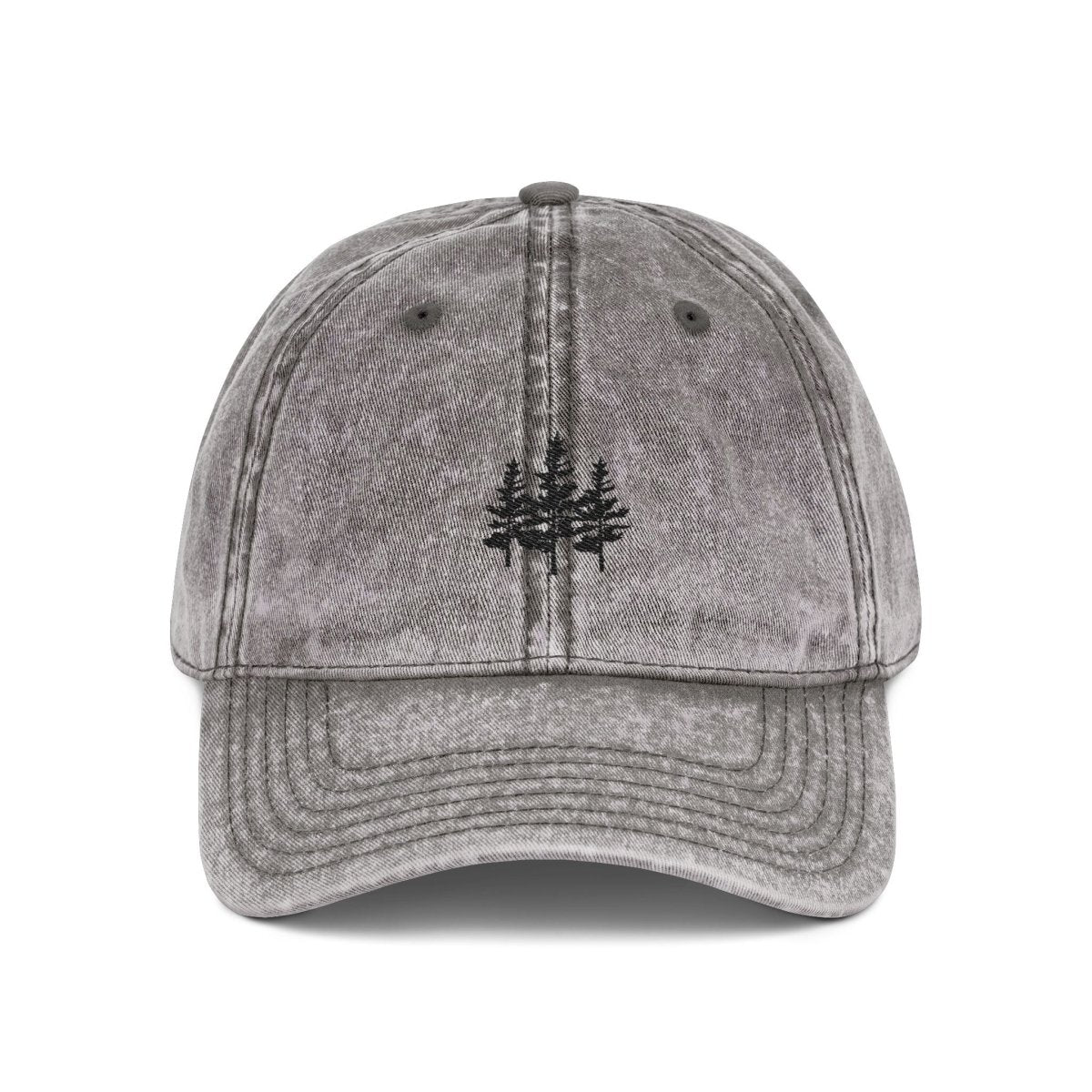 Wayward Pine Vintage Ball Cap – Black Edition - Lazy Rockin H Ecom