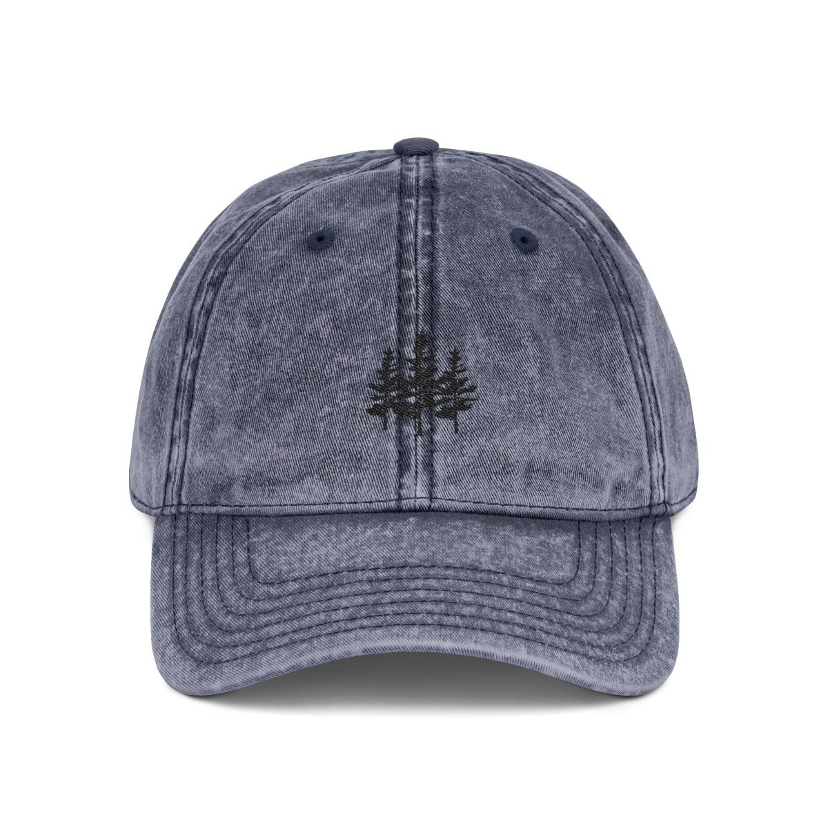 Wayward Pine Vintage Ball Cap – Black Edition - Lazy Rockin H Ecom