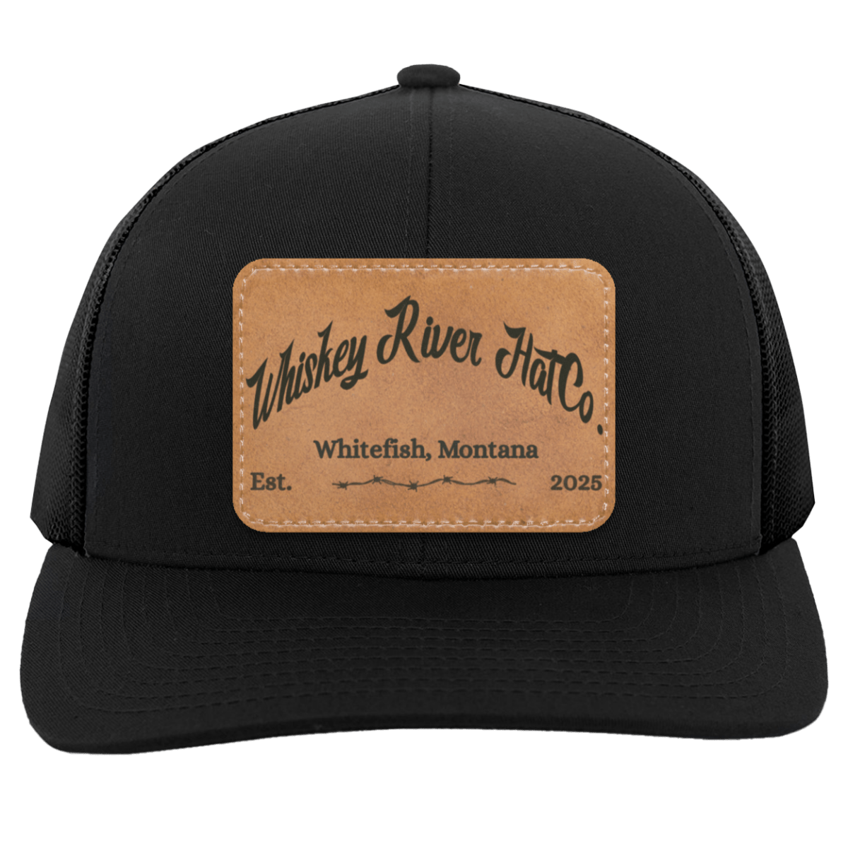Whiskey River Hat Co. – Rugged Snapback for Work, Trail & Campfire - Lazy Rockin H Ecom