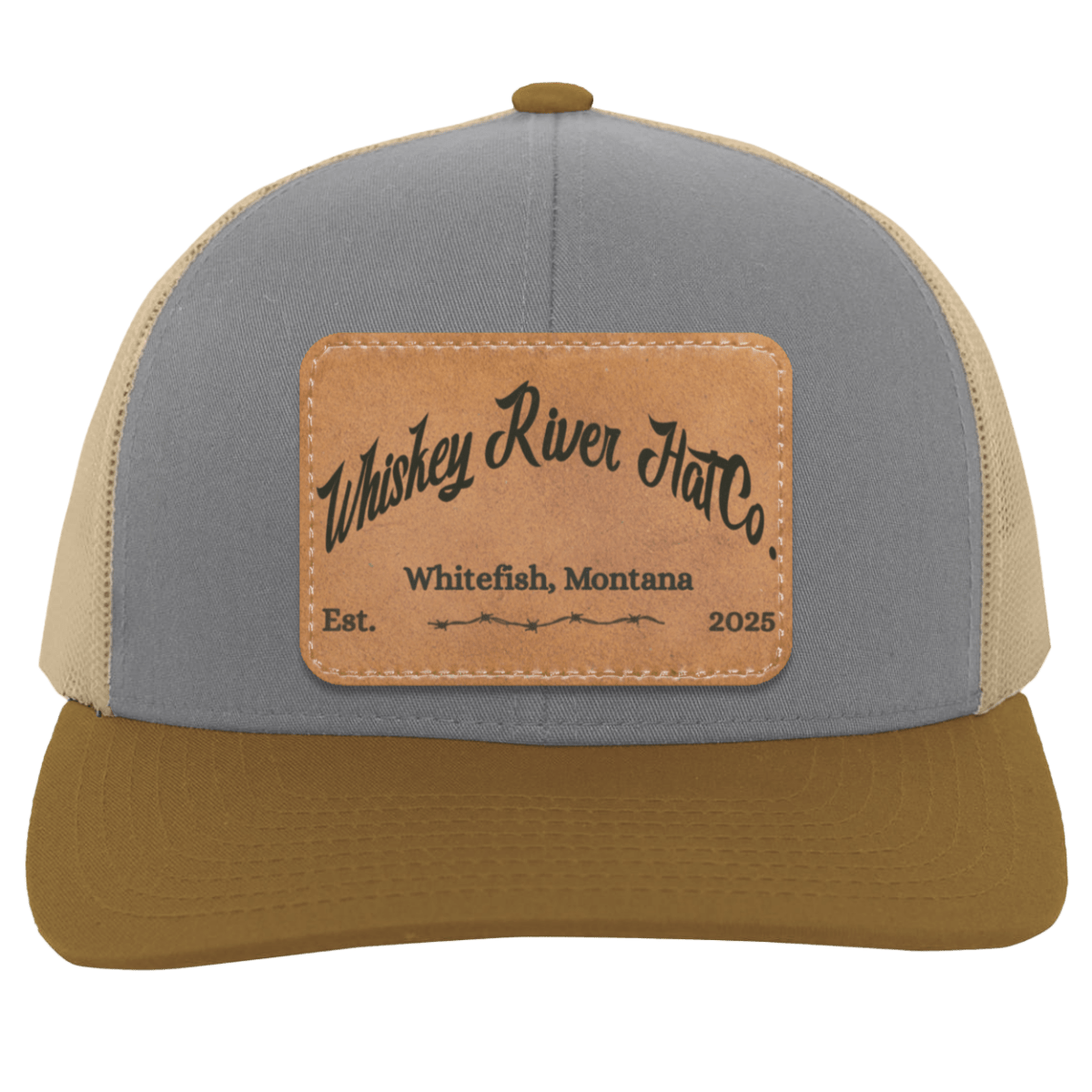 Whiskey River Hat Co. – Rugged Snapback for Work, Trail & Campfire - Lazy Rockin H Ecom