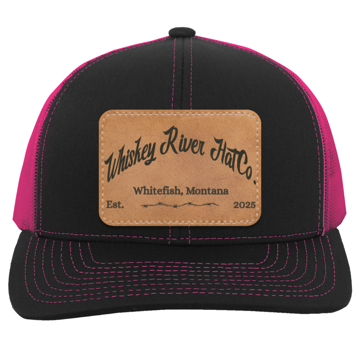Whiskey River Hat Co. – Rugged Snapback for Work, Trail & Campfire - Lazy Rockin H Ecom