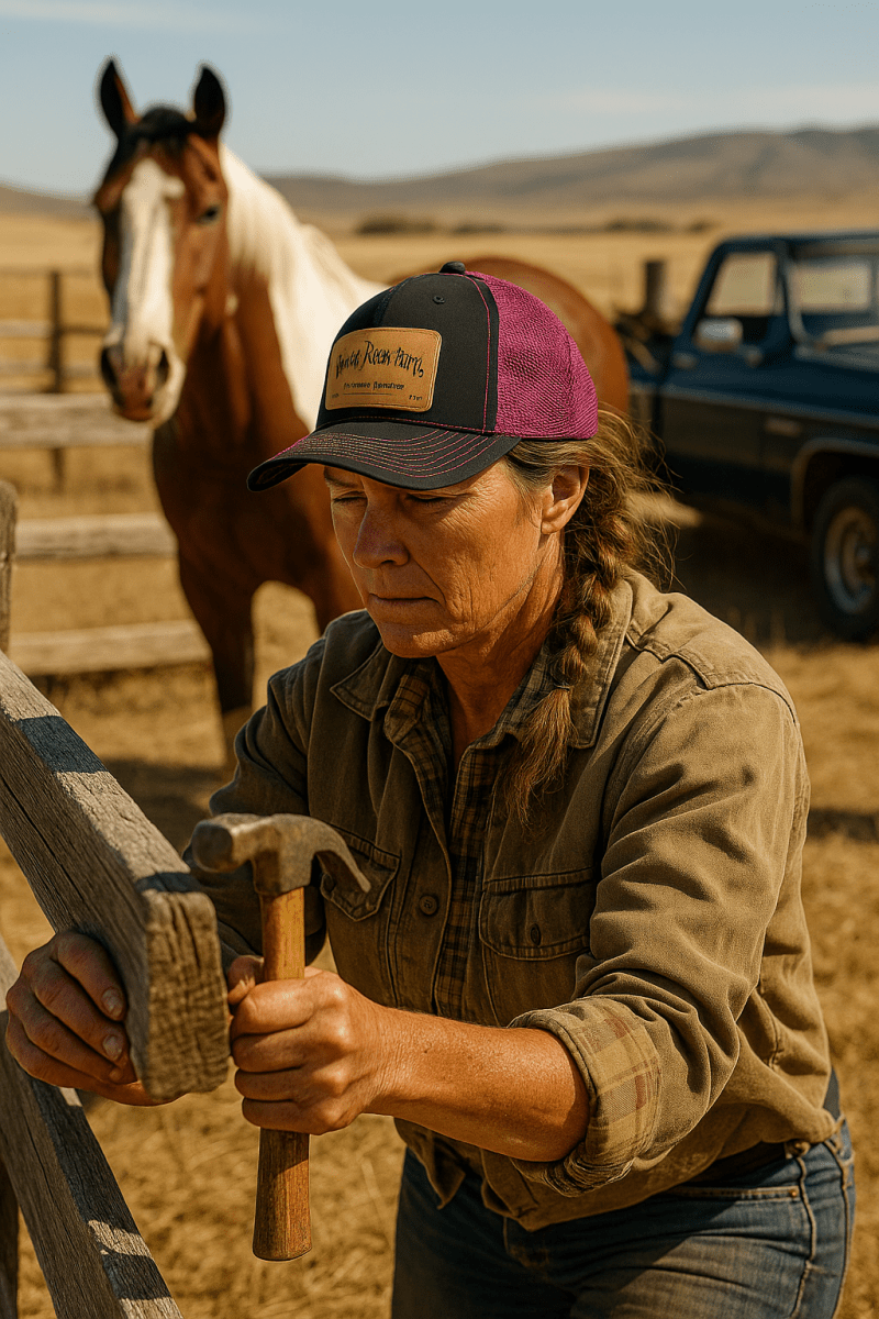 Whiskey River Hat Co. – Rugged Snapback for Work, Trail & Campfire - Lazy Rockin H Ecom