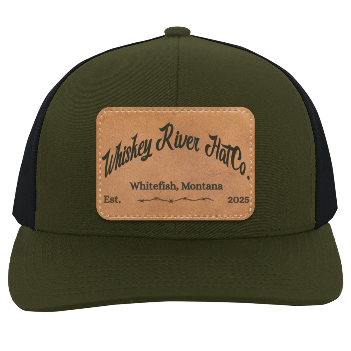Whiskey River Hat Co. – Rugged Snapback for Work, Trail & Campfire - Lazy Rockin H Ecom