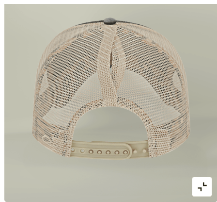 Women’s Washed Mesh - Back Cap | Evolve & Elude™ Concealed Ponytail Opening + Makeup - Resistant Comfort - Lazy Rockin H Ecom